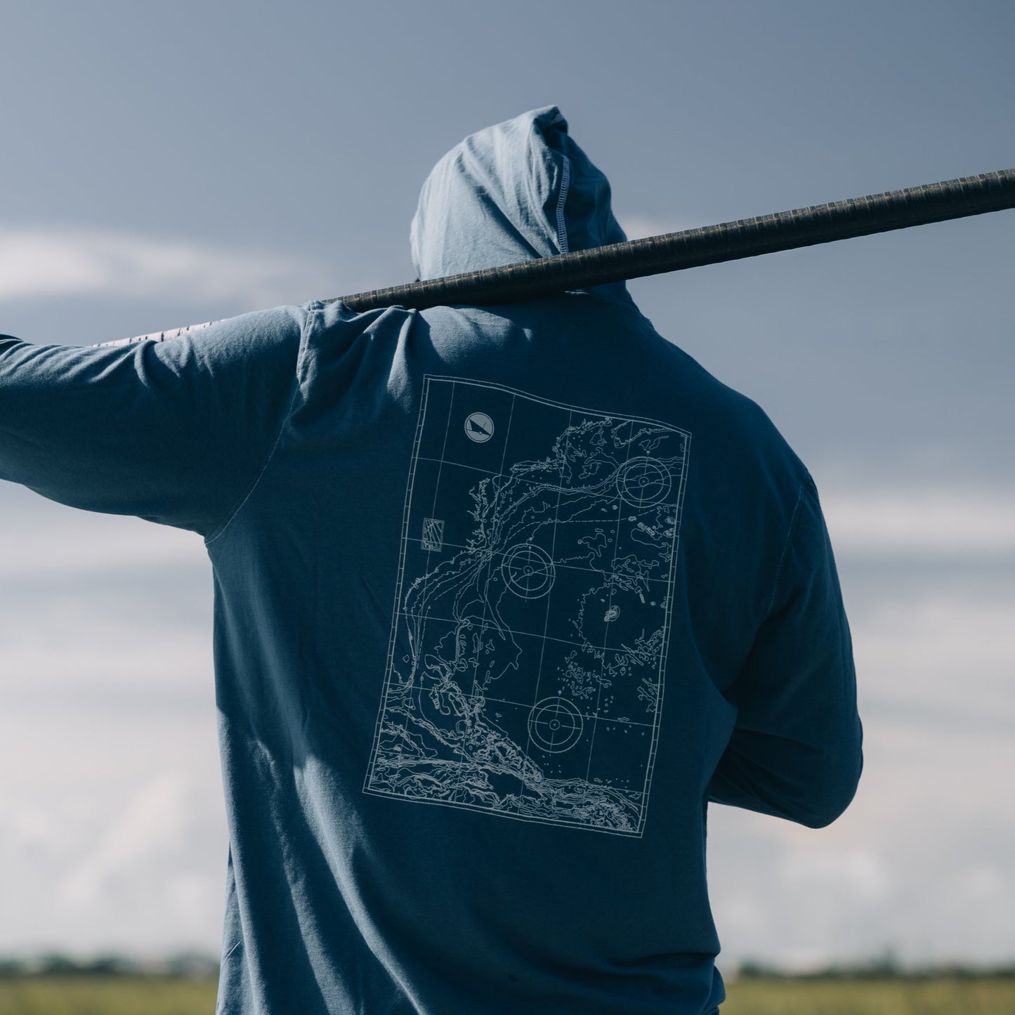Nav Chart Premium Performance Hoodie