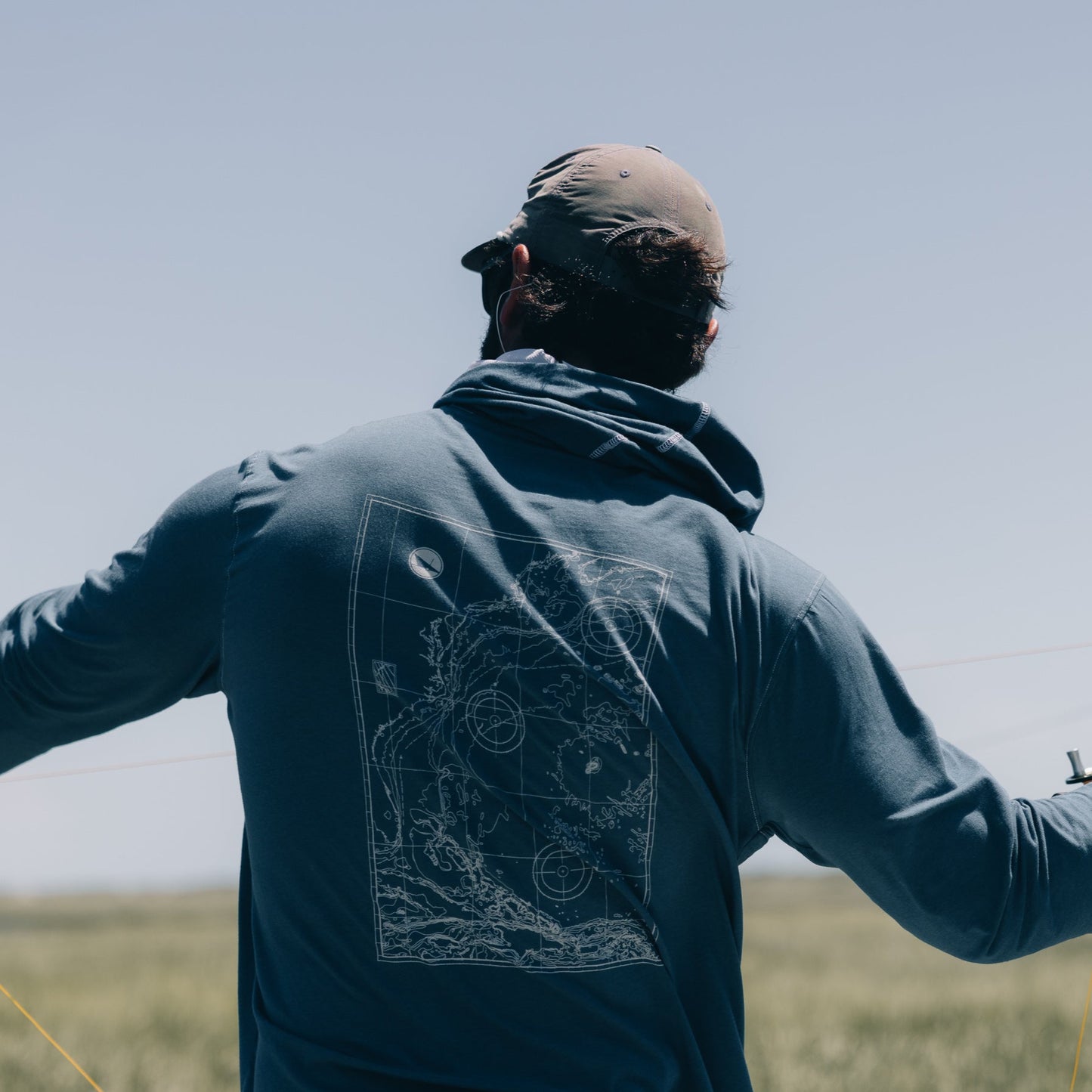 Nav Chart Premium Performance Hoodie