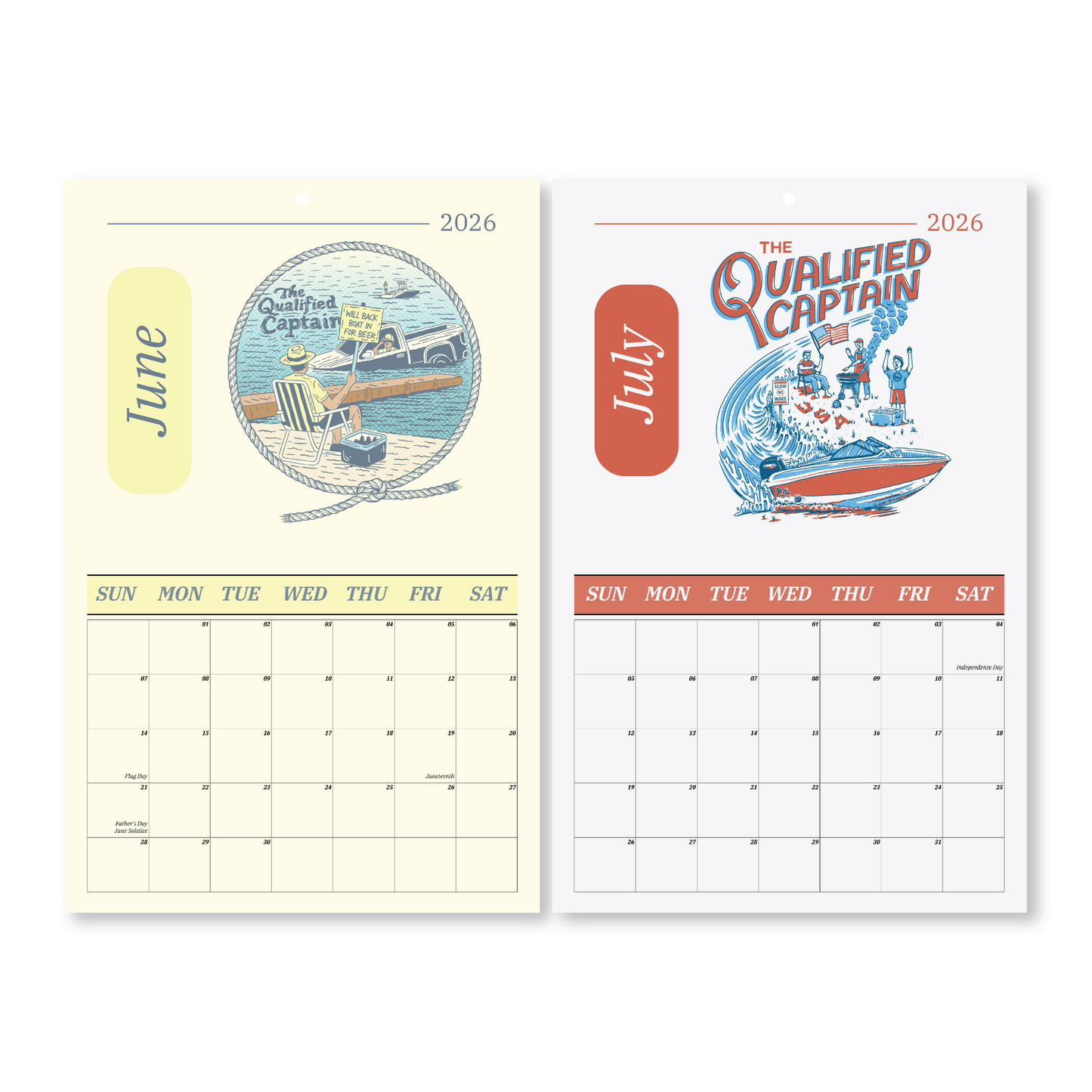Qualified 2026 Wall Calendar