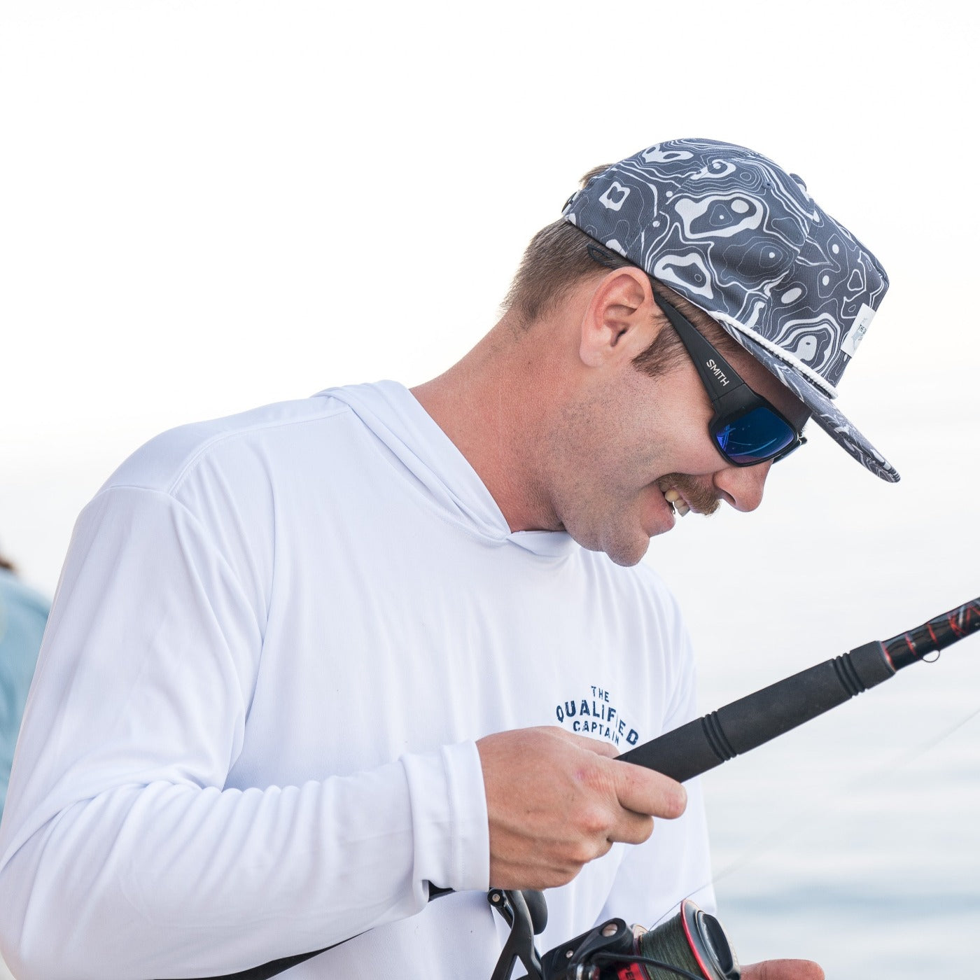 Bathymetry Pattern Rope Hat