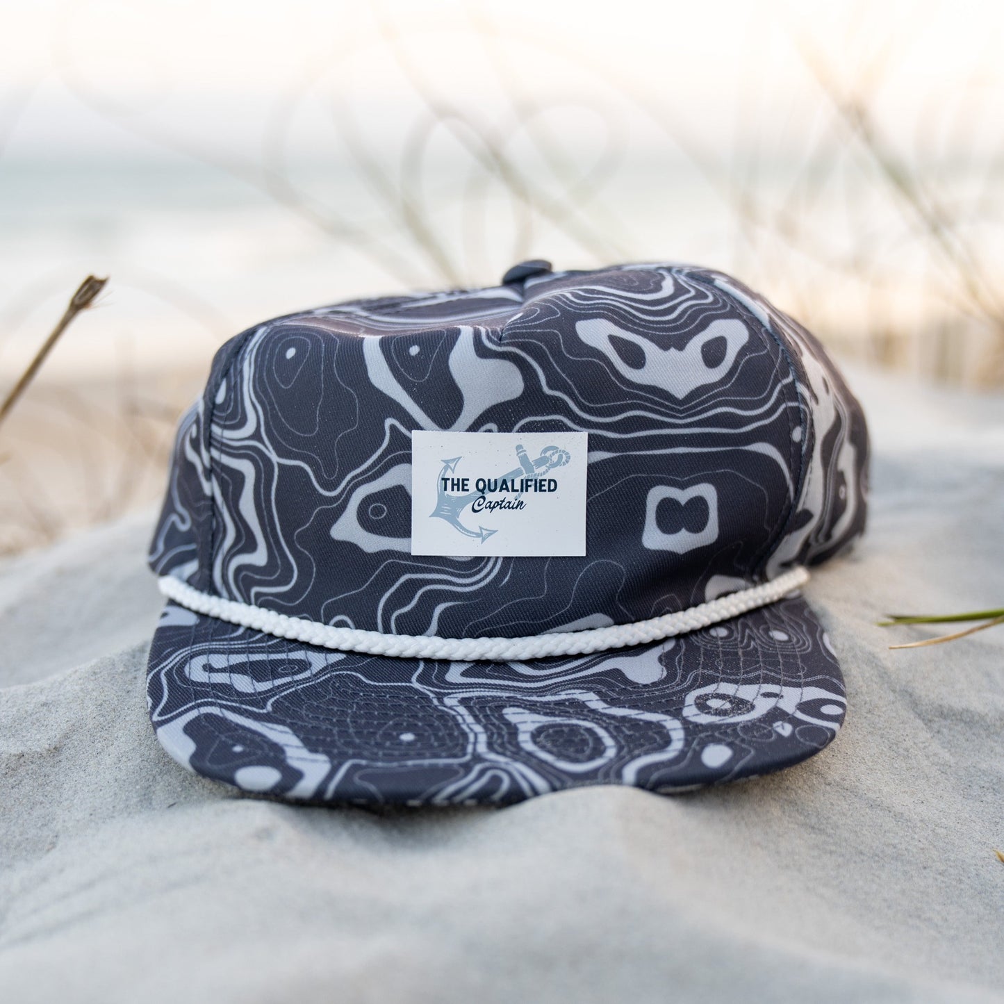 Bathymetry Pattern Rope Hat
