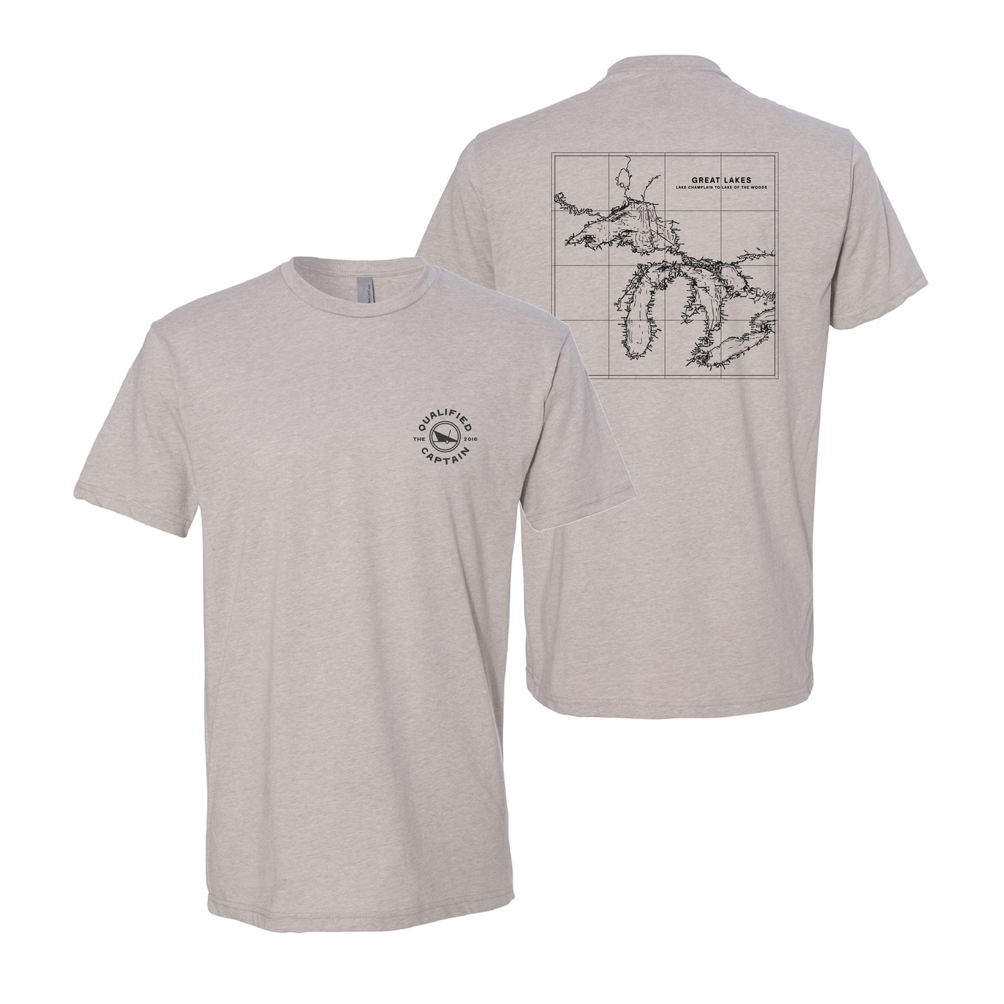 Great Lakes Chart Tee