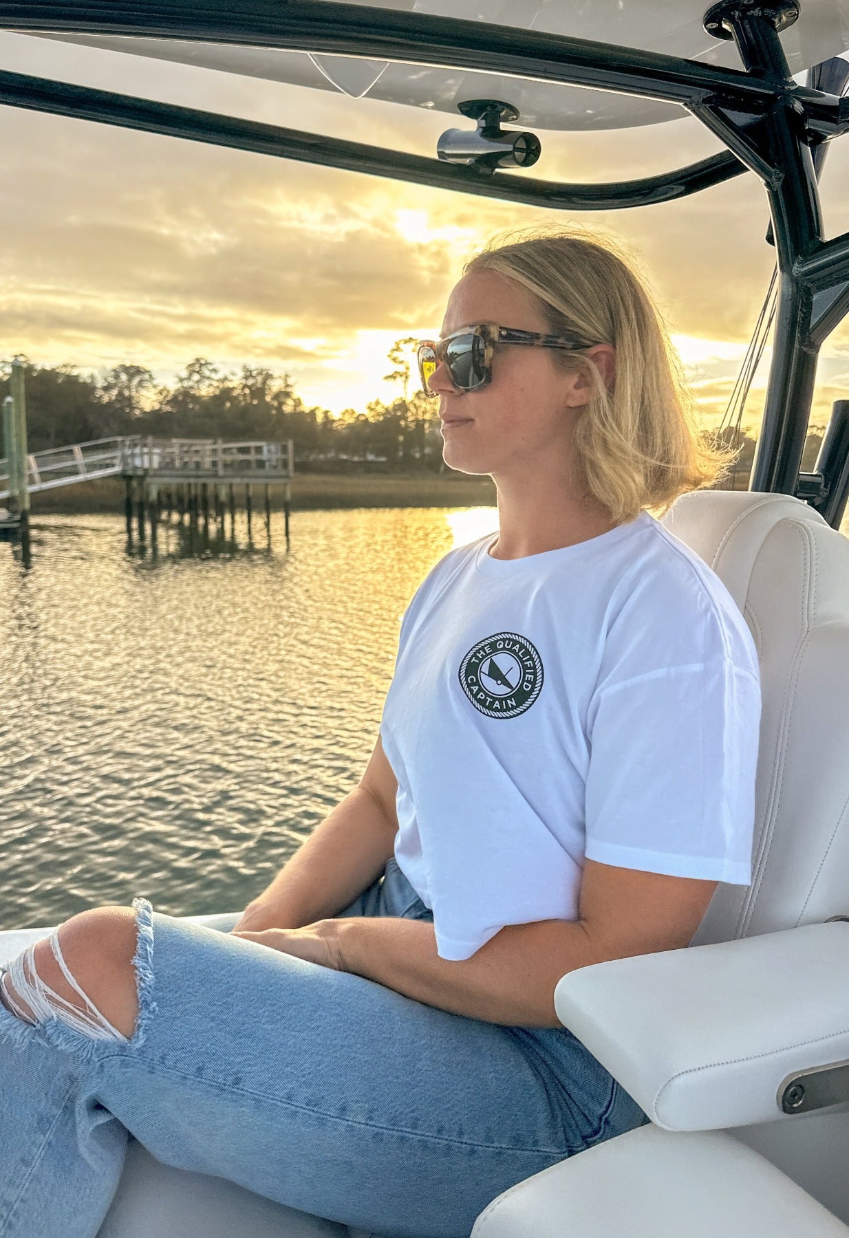 TQC White Crop Tee