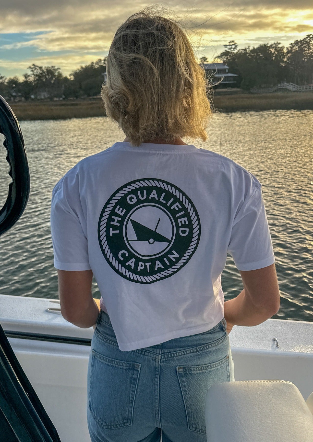 TQC White Crop Tee