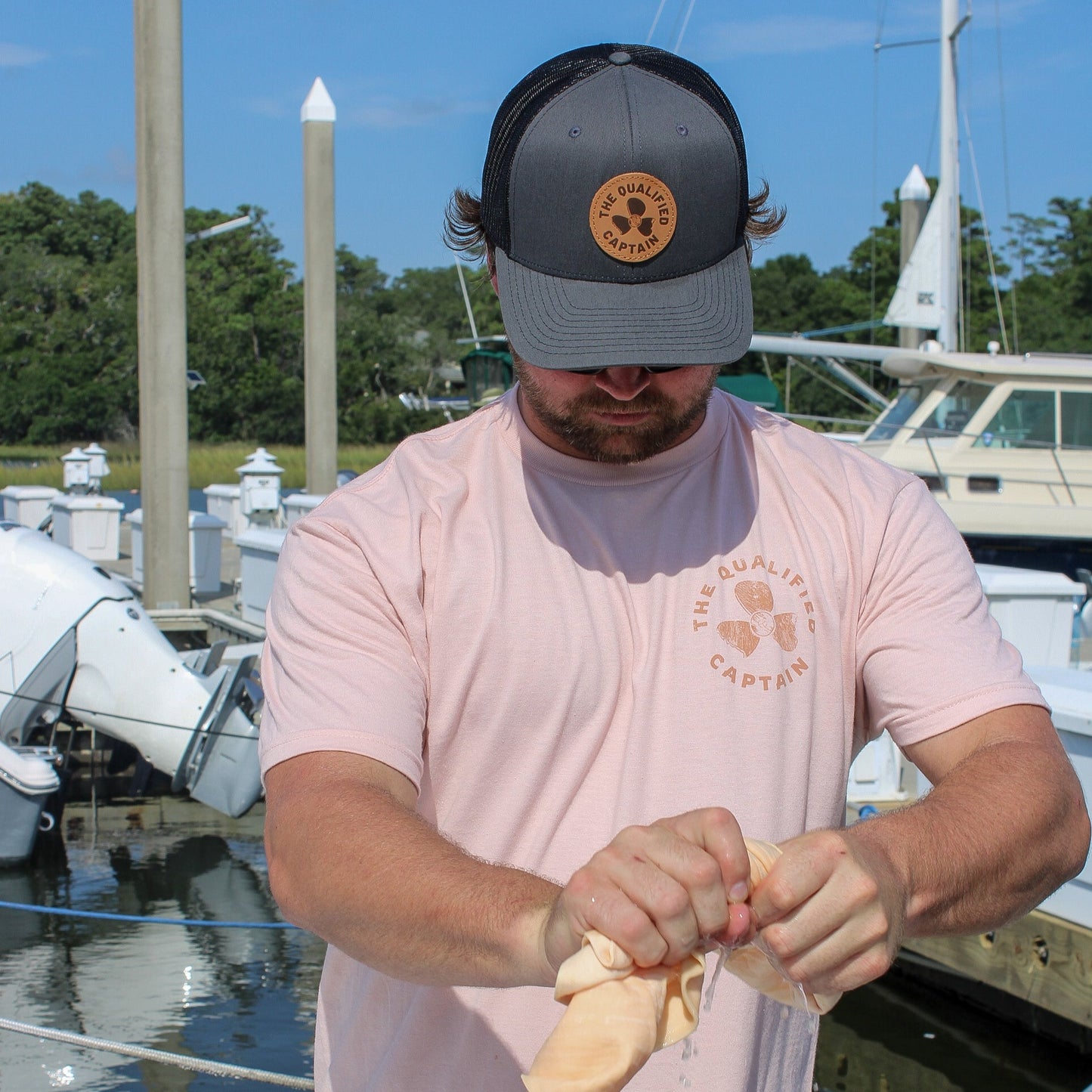 Prop Leather Patch Trucker Hats