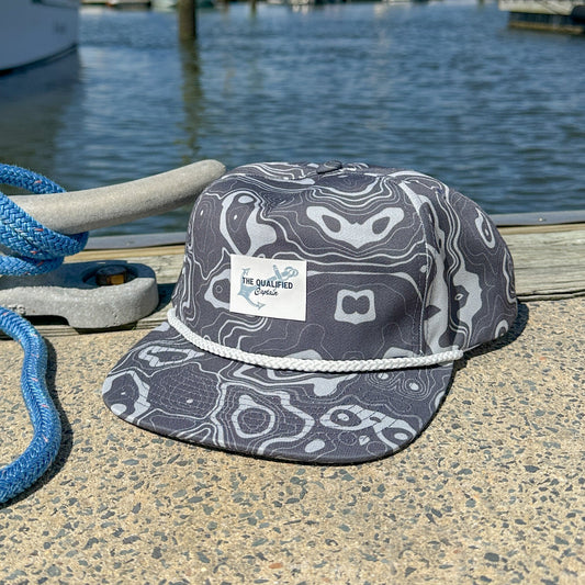 Bathymetry Pattern Rope Hat