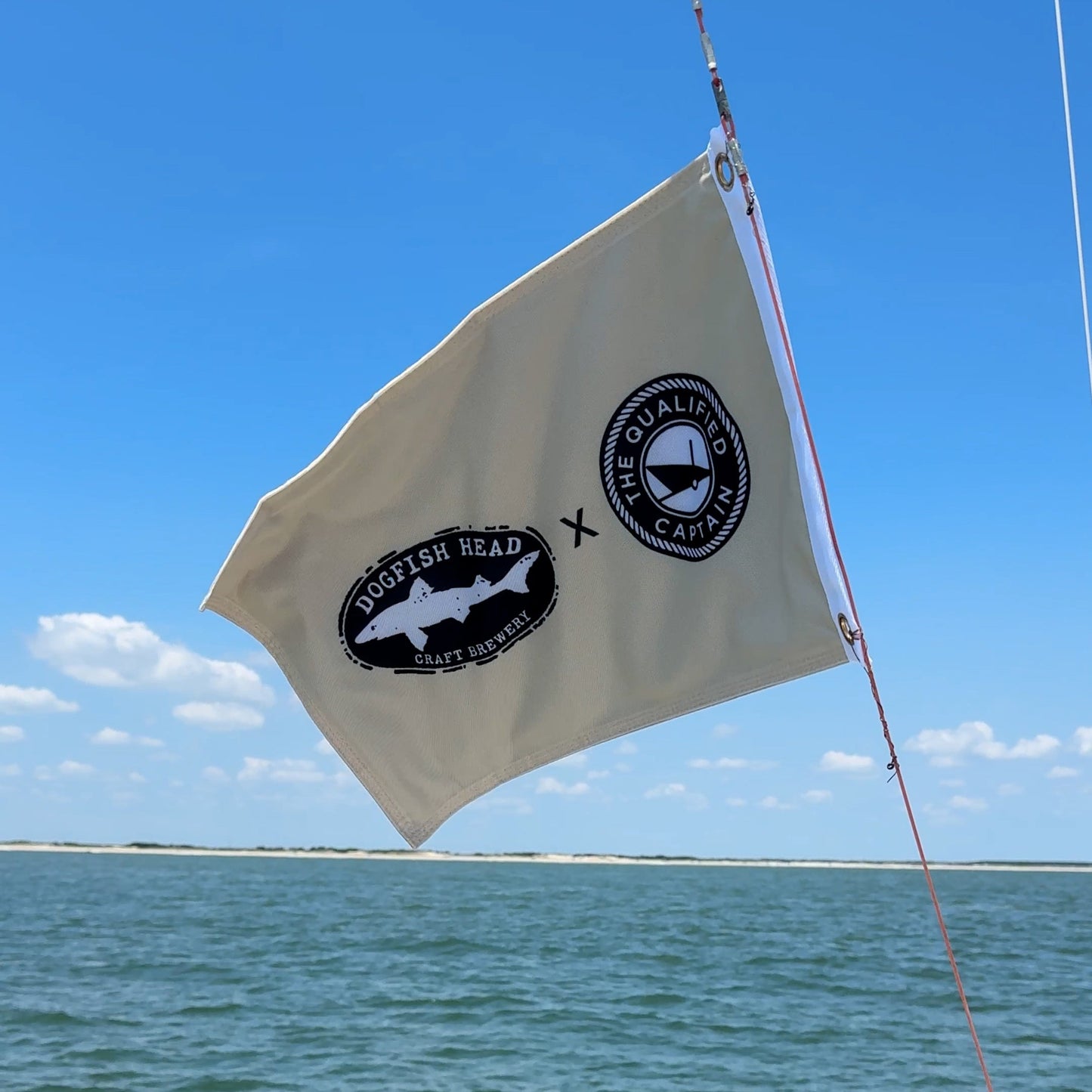 Dogfish Head x Qualified Captain Boat Flag