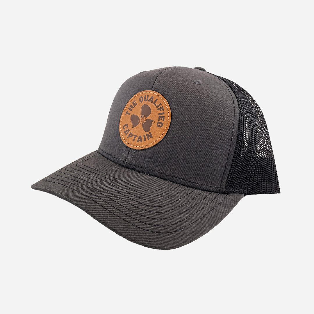 thumbnail image 2 of KOLWOVEN Dad Est 2024 Trucker Hat - Leather Patch Baseball Cap For New Fathers Gift 2 of 14