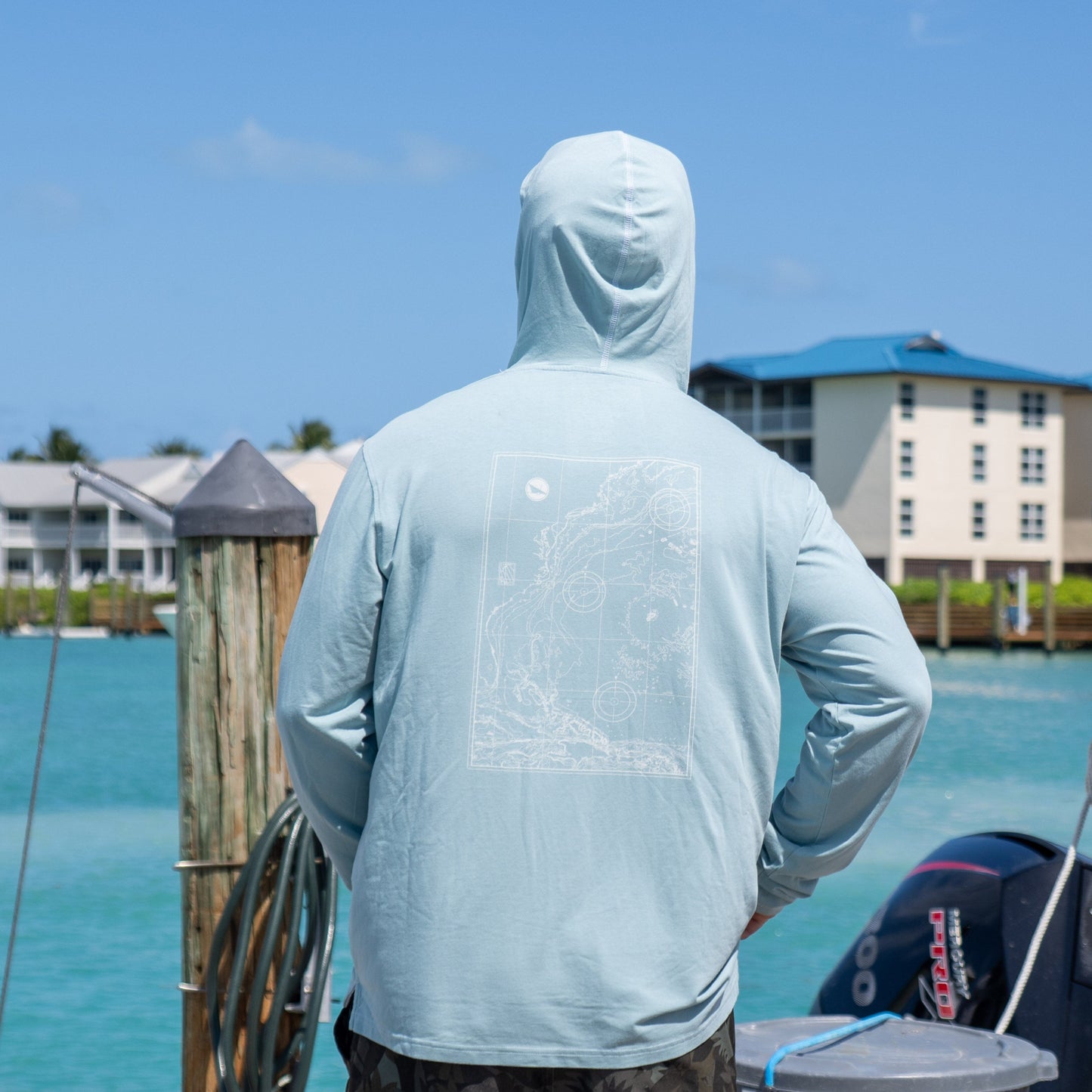 Nav Chart Premium Performance Hoodie