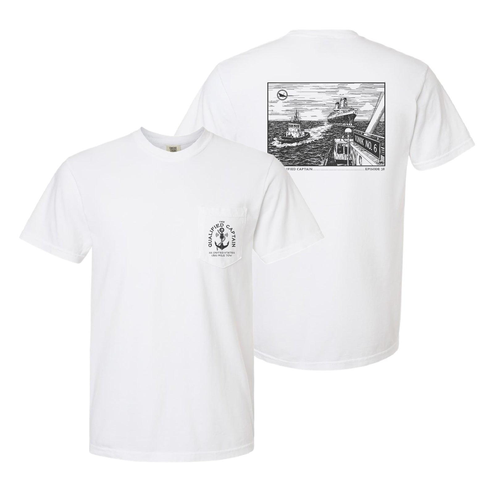 ウェア VAULTROOM CAPTAIN MARINE TEE / OFF WHITE SS United States Pocket Tee – The Qualified Captain™
