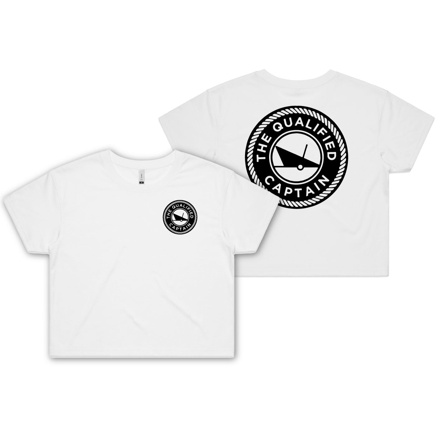 TQC White Crop Tee
