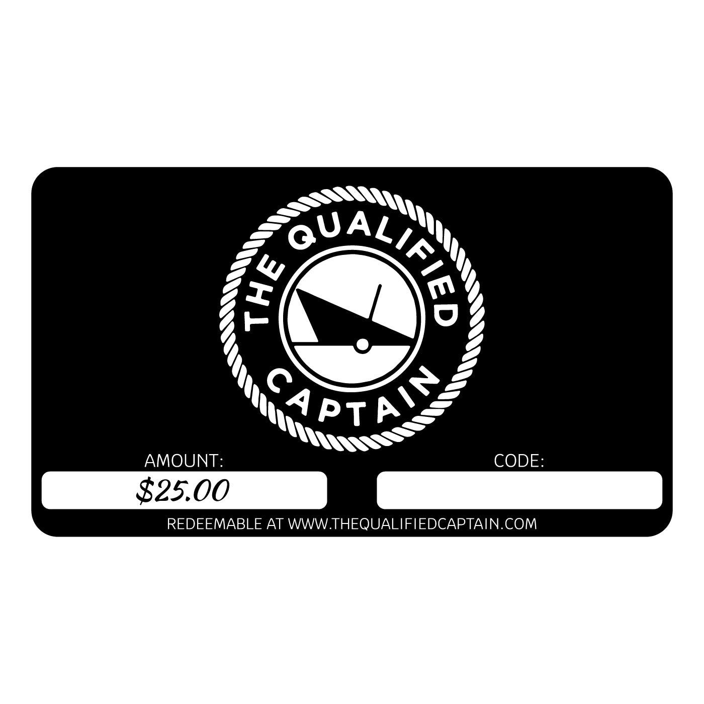 The Qualified Captain Digital Gift Card