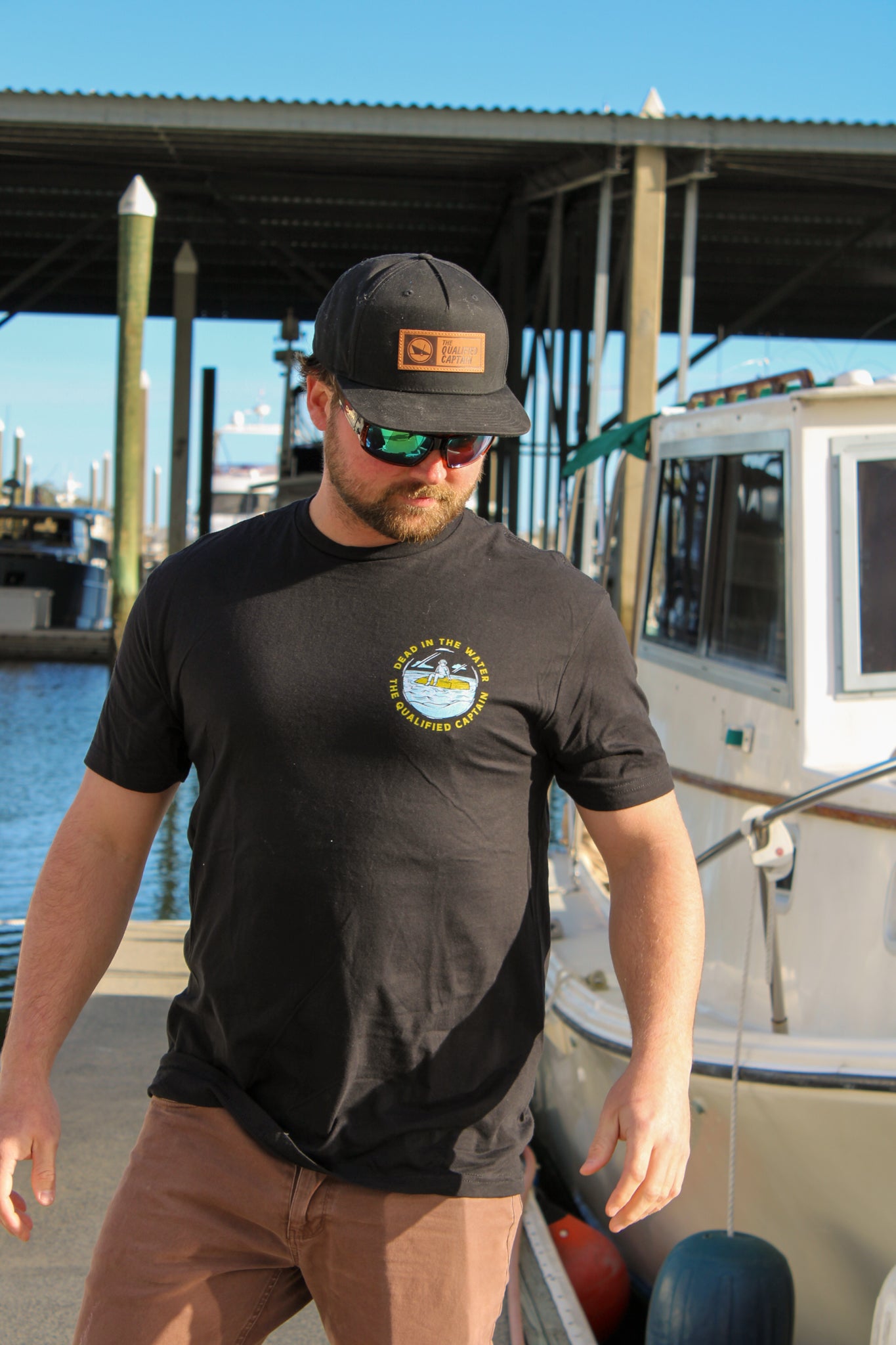 Maritime Leather Patch Mid-Profile Hat