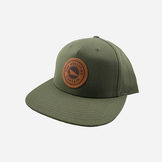 TQC Leather Patch Mid-Profile Hat