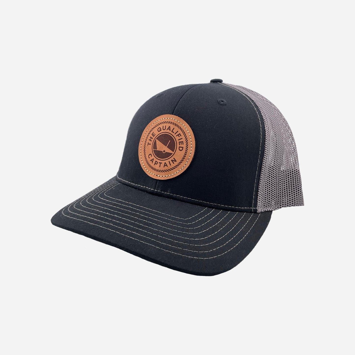TQC Leather Patch Trucker Hat