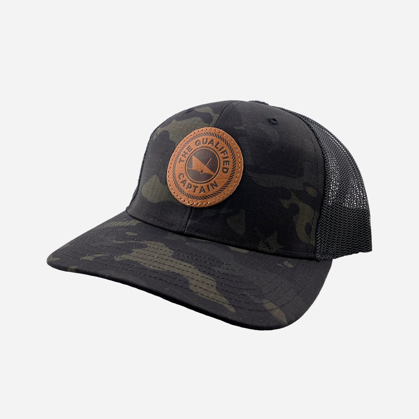 TQC Leather Patch Trucker Hat