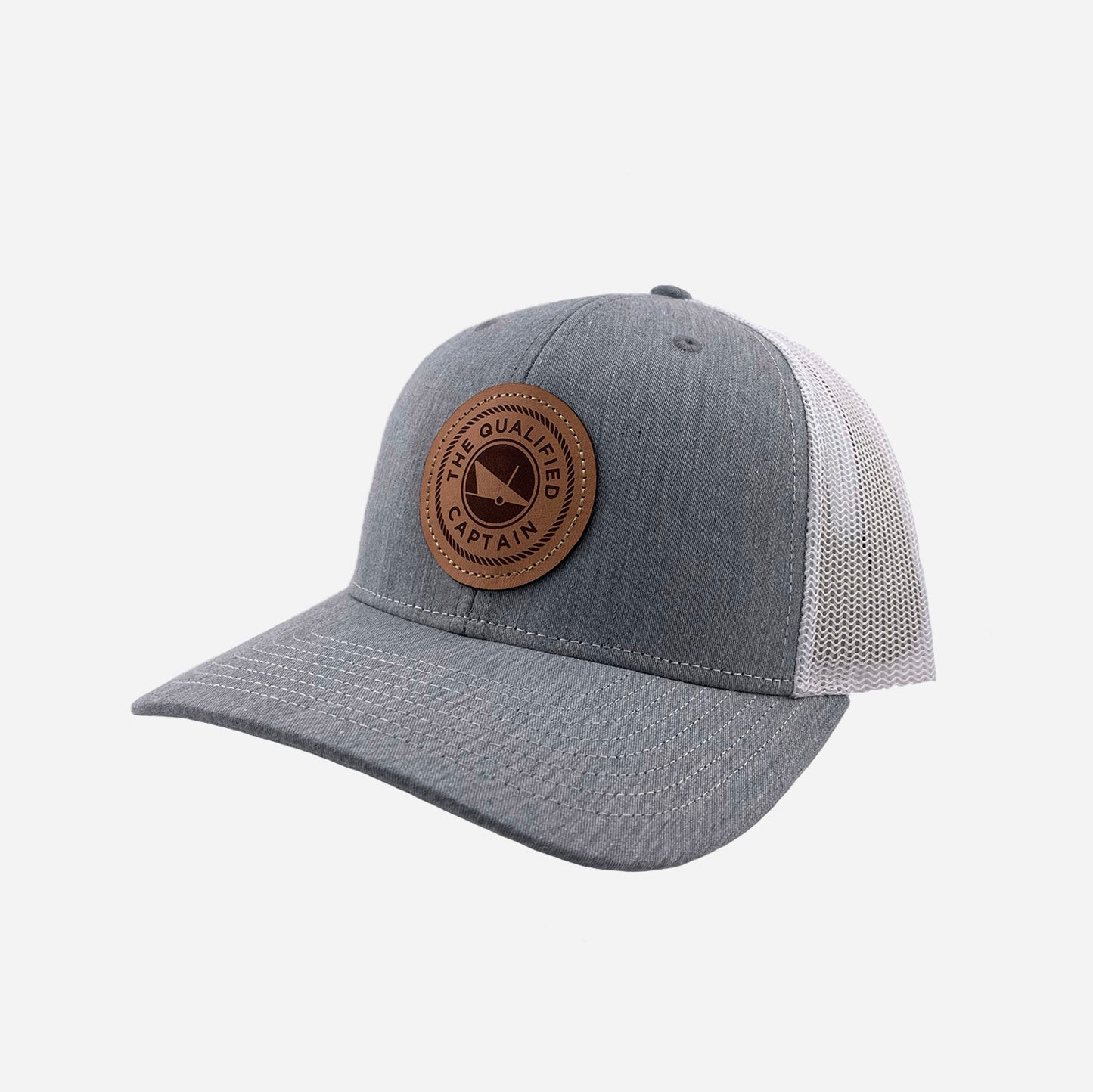 TQC Leather Patch Trucker Hat
