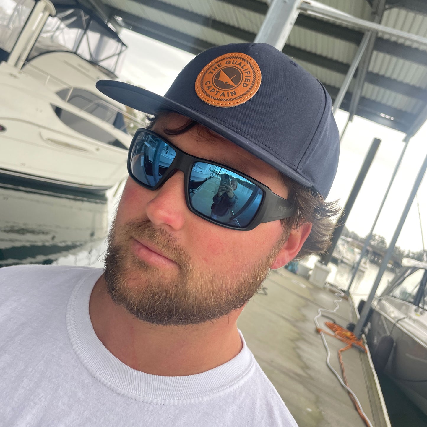 TQC Leather Patch Mid-Profile Hat