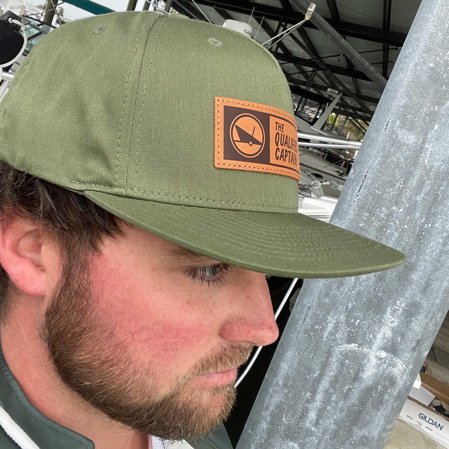 Maritime Leather Patch Mid-Profile Hat