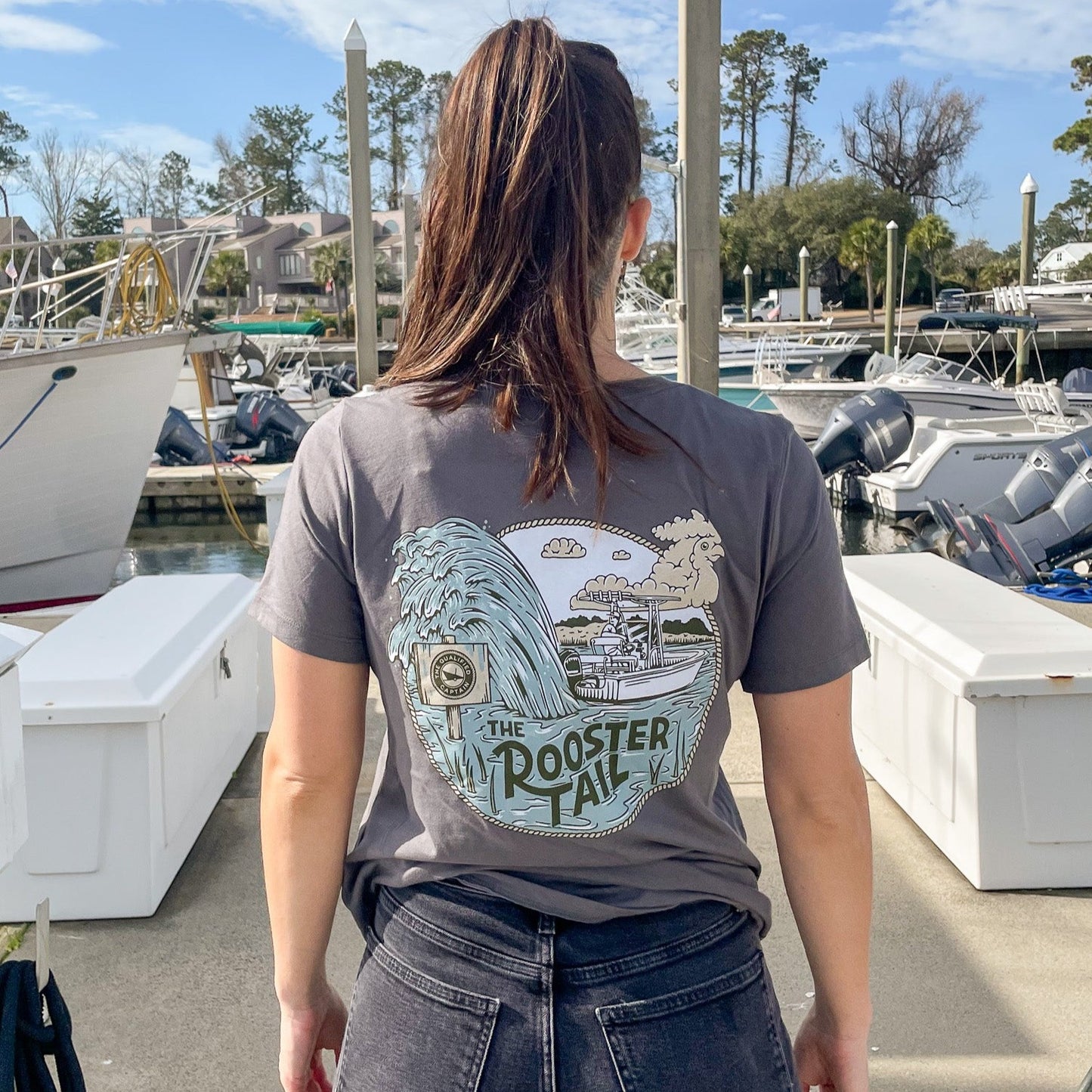 Womens Rooster Tail Tee