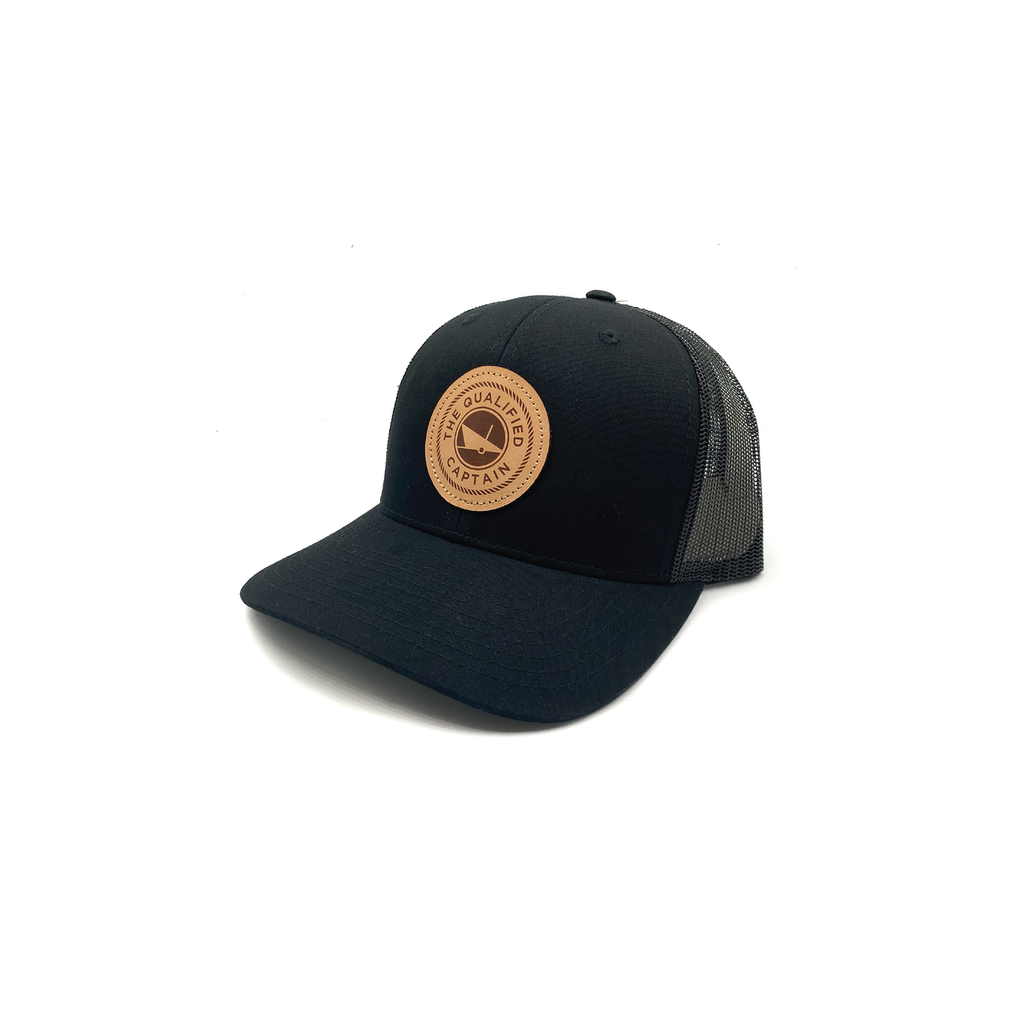 TQC Leather Patch Trucker Hat