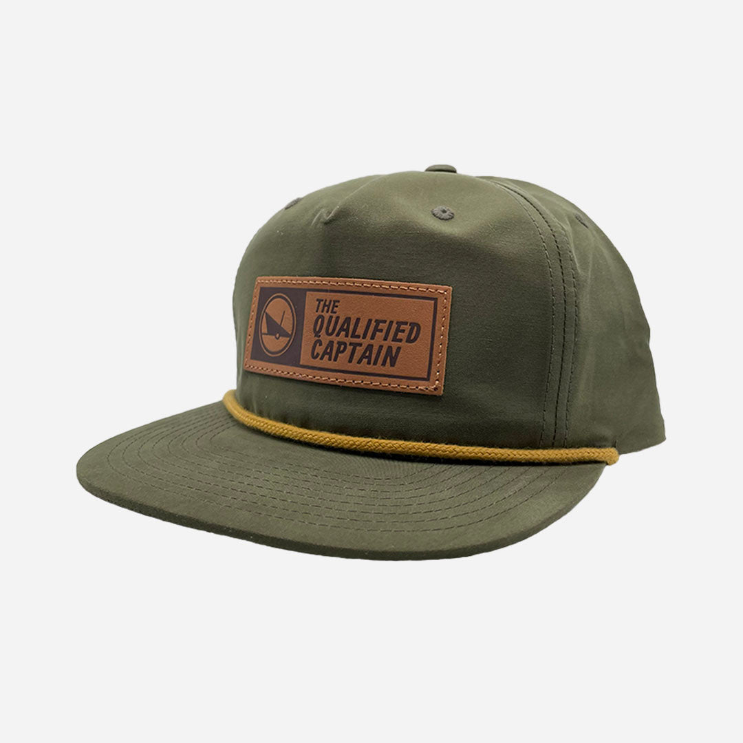 Maritime Leather Patch Grandpa Hats