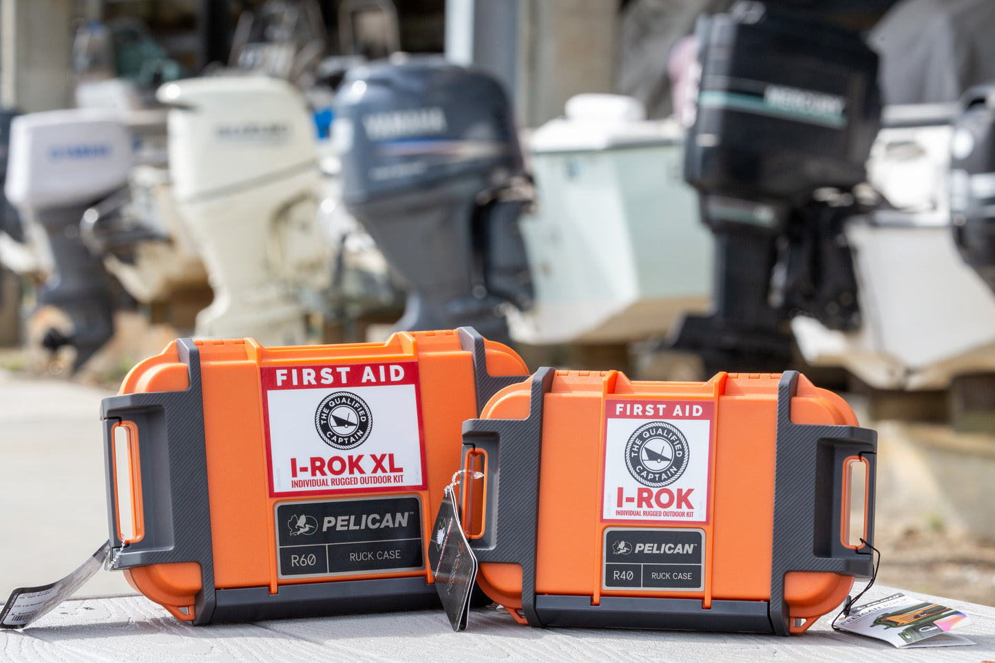 Pelican case boating safety kit qualified captain
