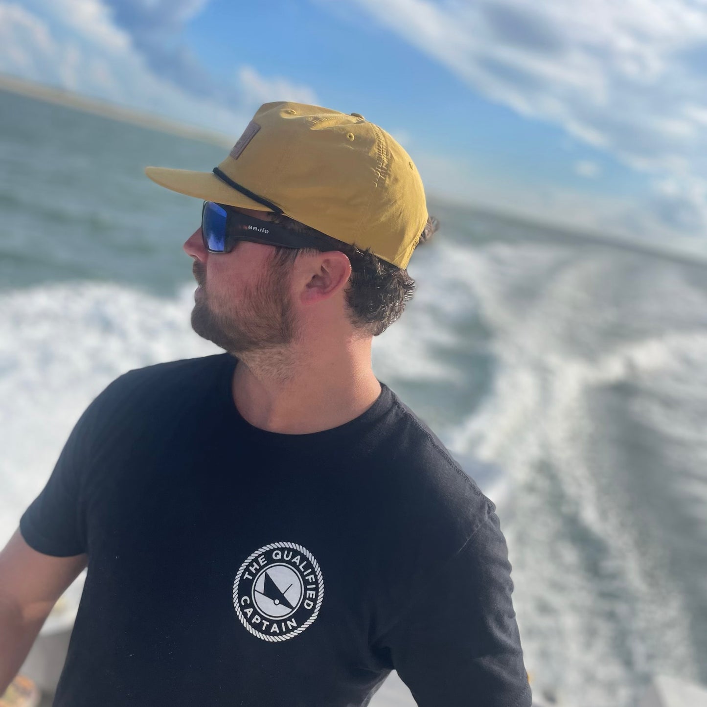 Maritime Leather Patch Grandpa Hats