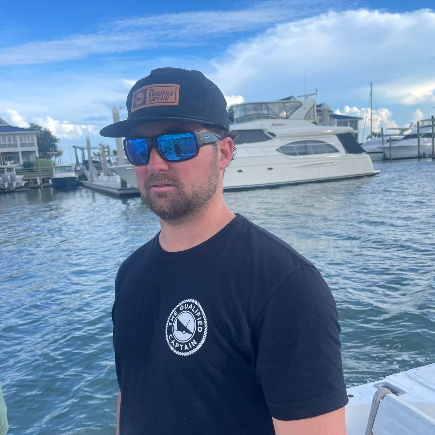 Maritime Leather Patch Grandpa Hats
