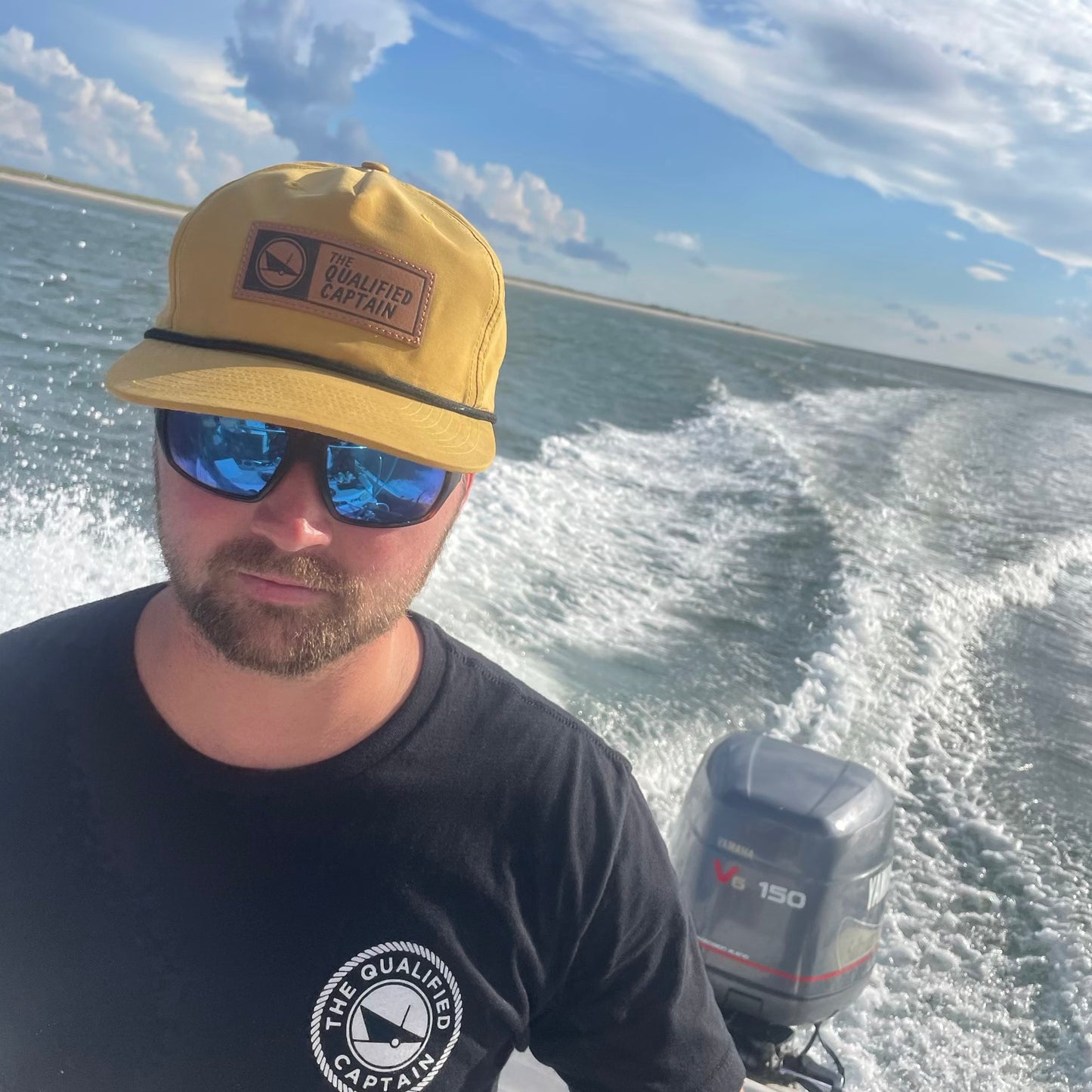 Maritime Leather Patch Grandpa Hats