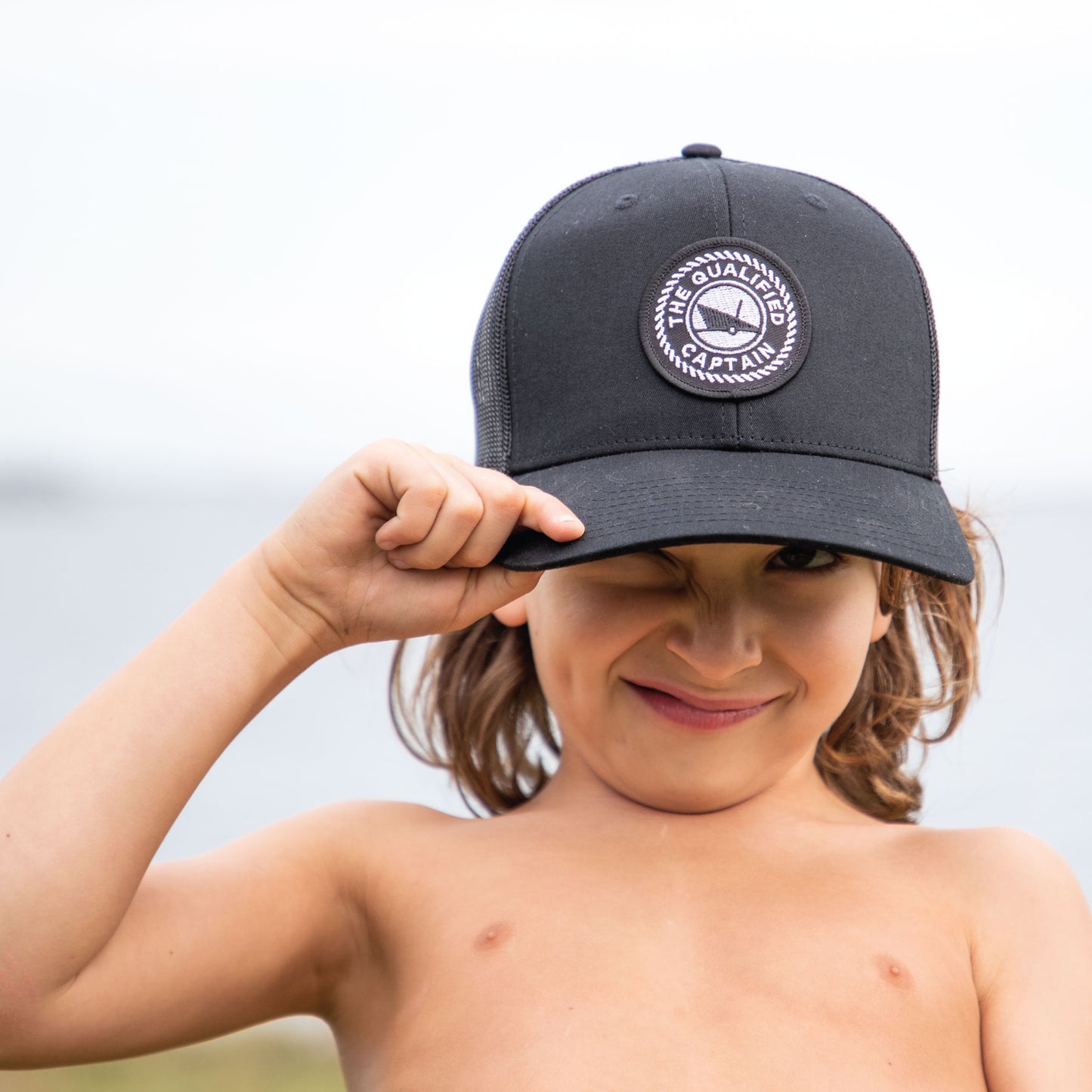 Youth TQC Embroidered Patch Trucker Hats