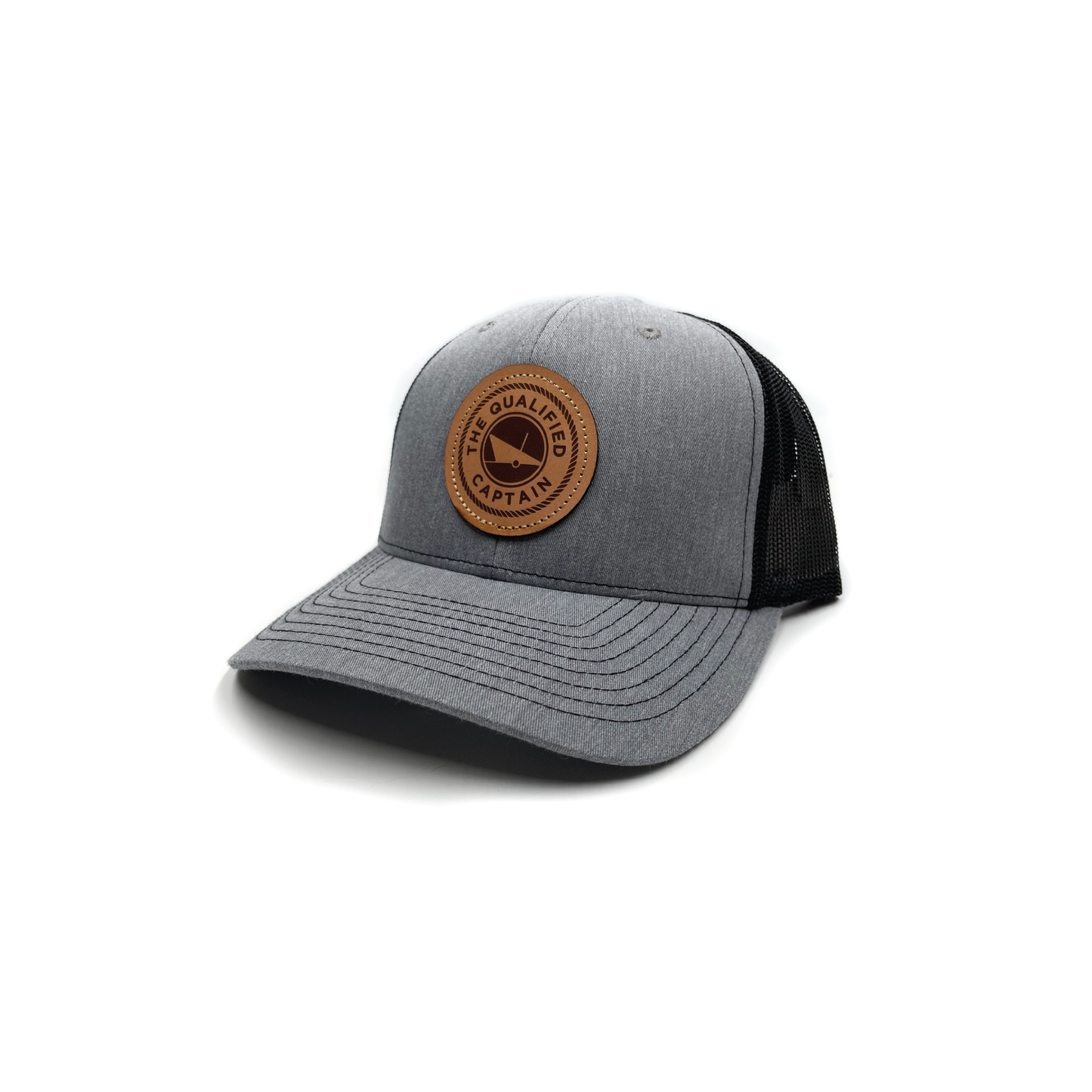 TQC Leather Patch Trucker Hat
