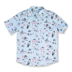 Rules of the Road Button Down
