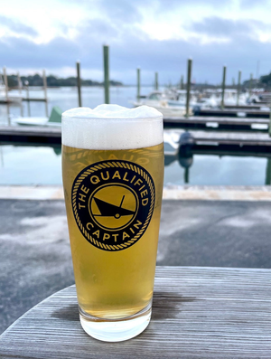 qualified captain accessories pint glass stickers whisky glasses patches face shield flags