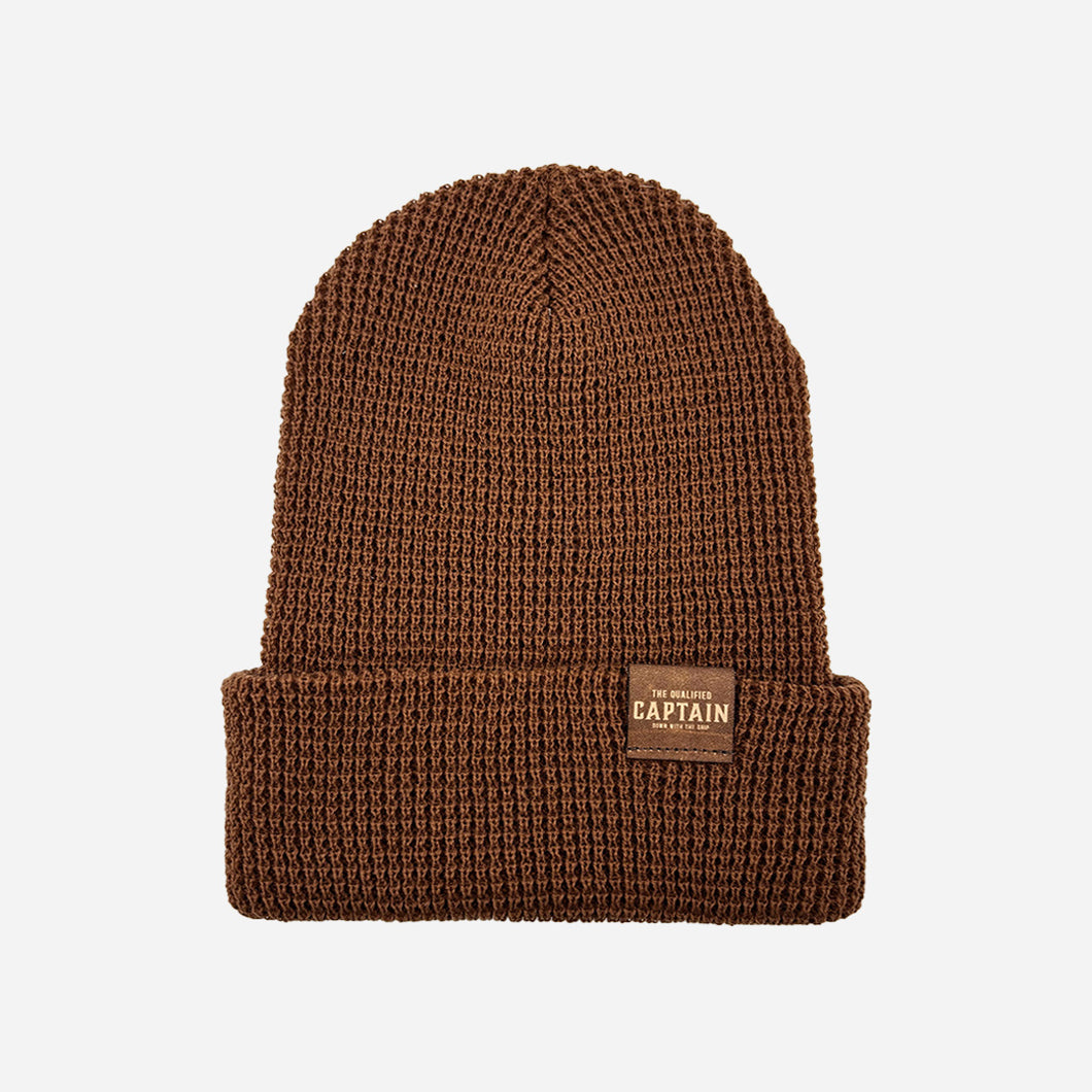 Down With The Ship Short Waffle Knit Beanie