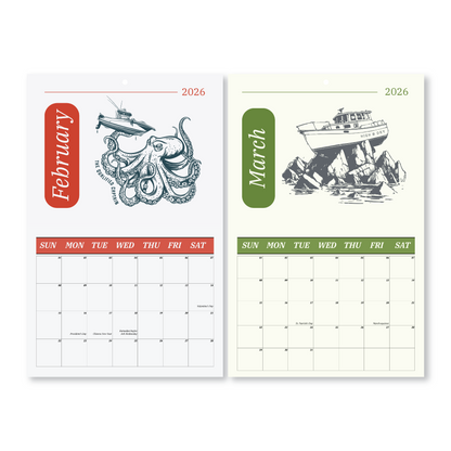 Qualified 2026 Wall Calendar