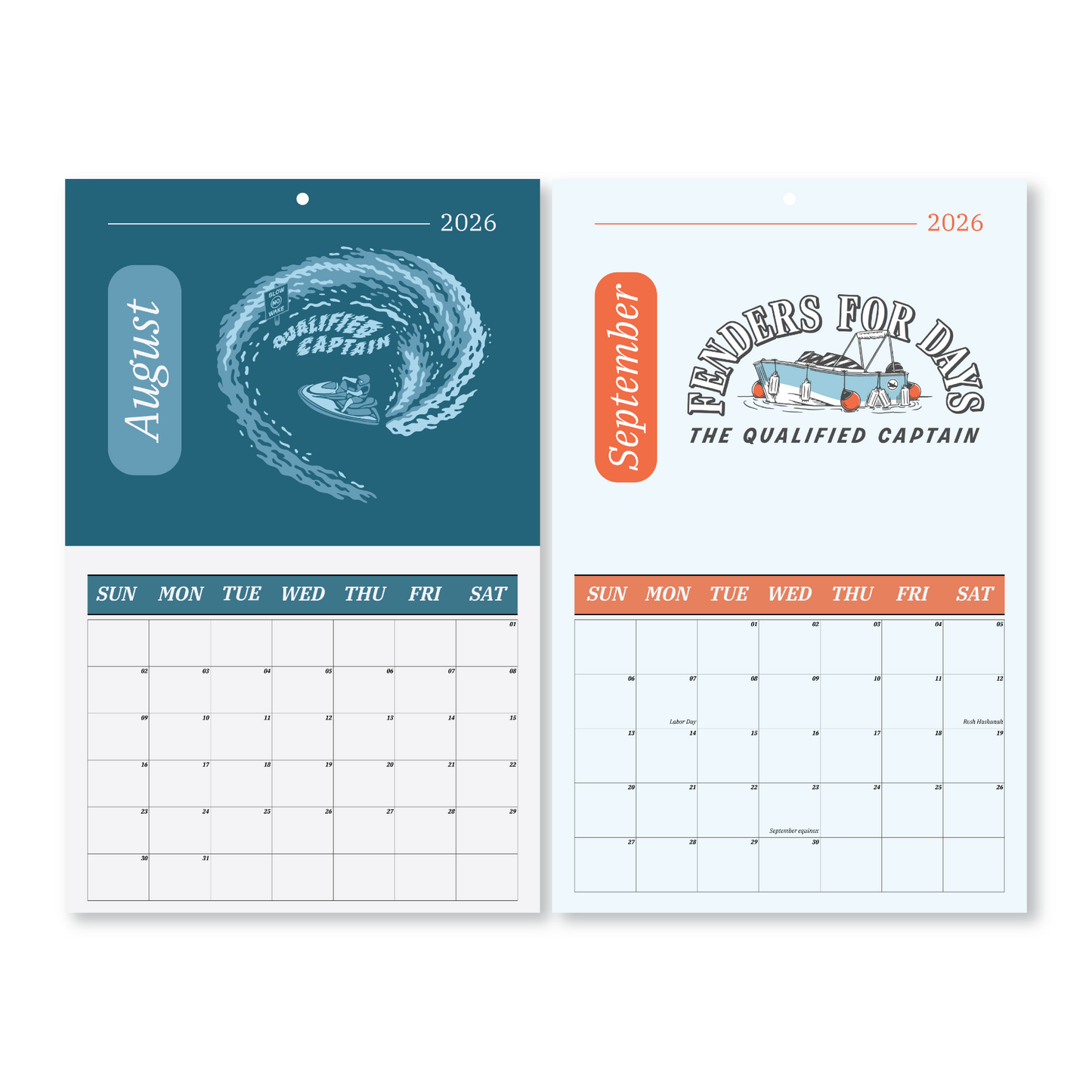 Qualified 2026 Wall Calendar