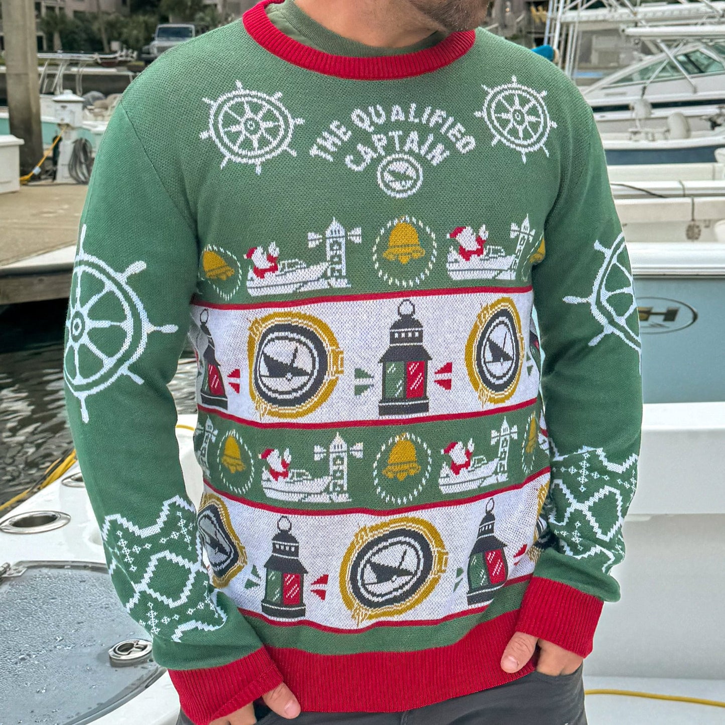 Qualified Captain Christmas Sweater