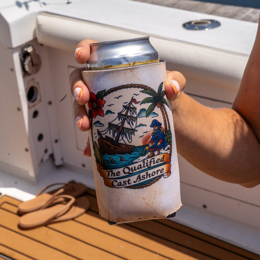 Dogfish Head x Qualified Captain Tall Boy Can Cooler