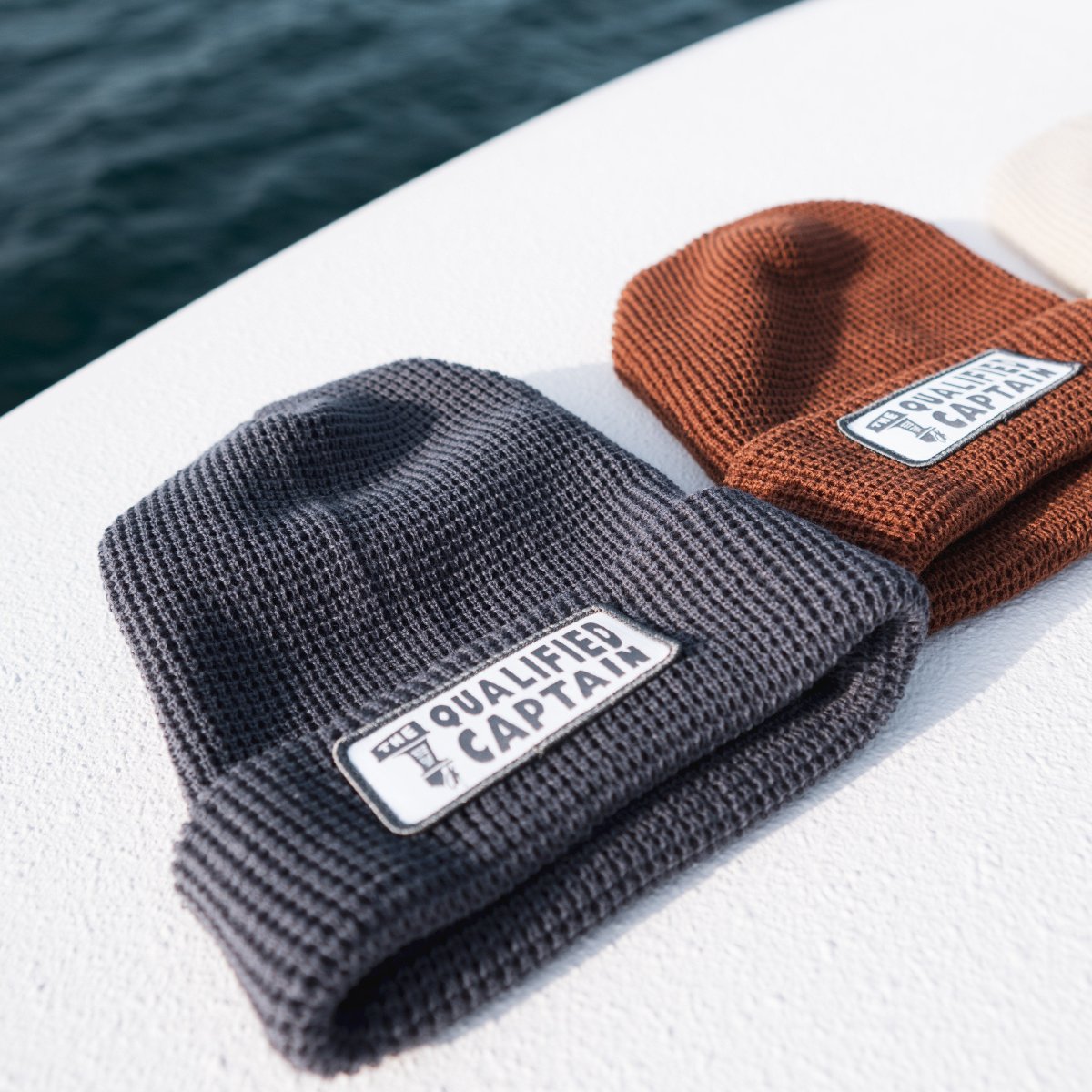 Outboard Waffle Knit Beanie