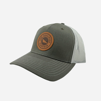 TQC Leather Patch Trucker Hat