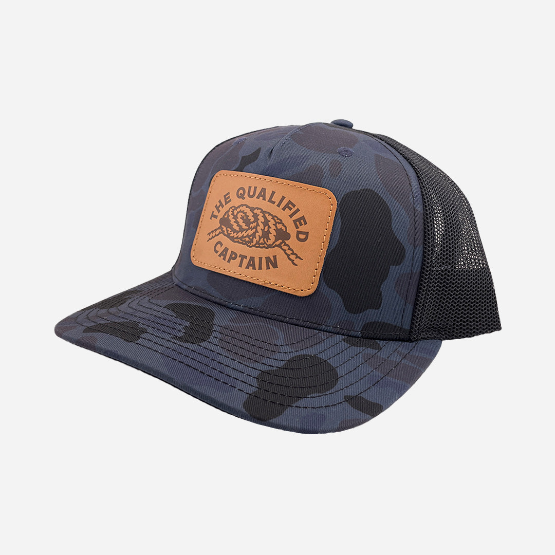 Tangled Up Leather Patch Trucker Hats