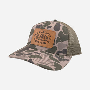 Tangled Up Leather Patch Trucker Hats
