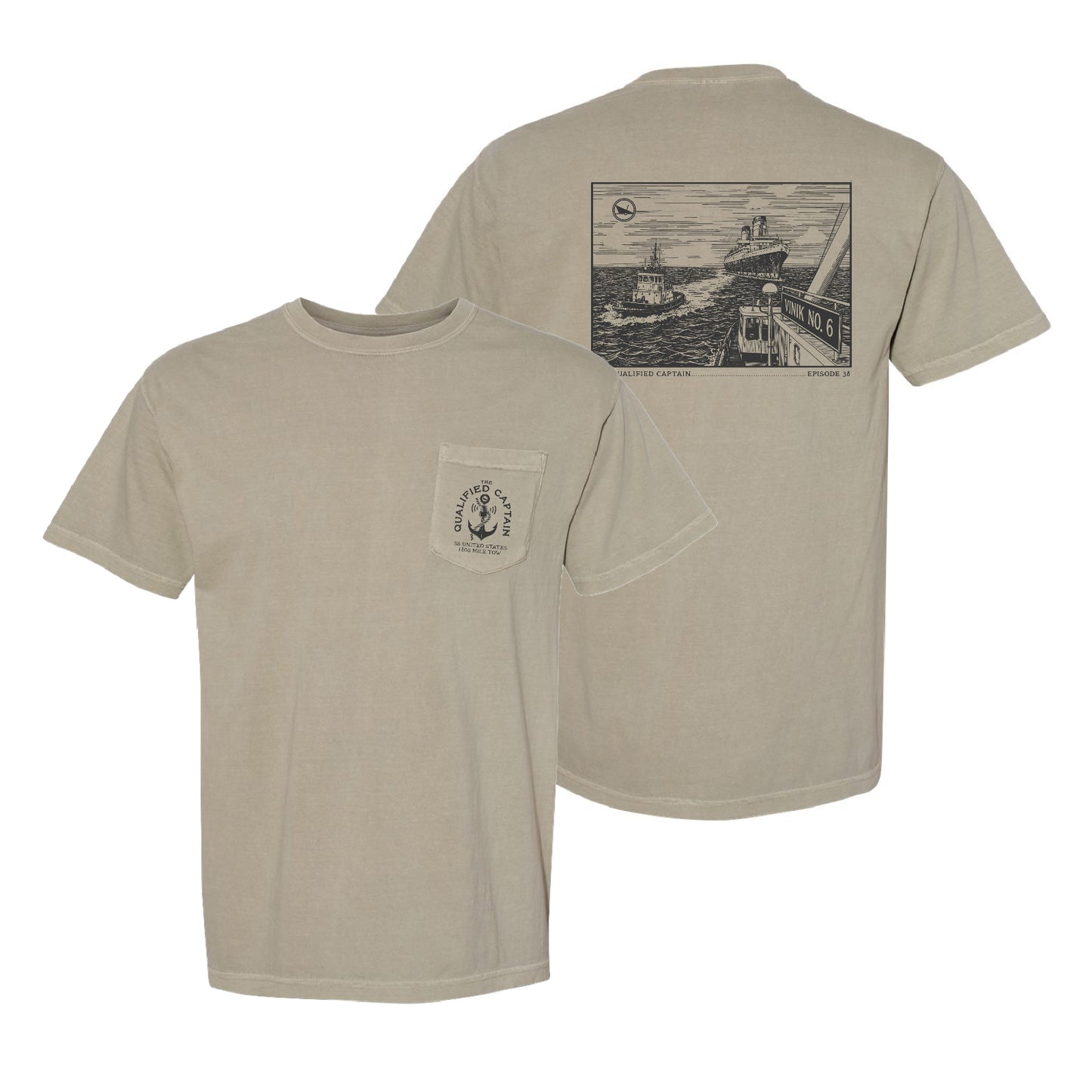 SS United States Pocket Tee (Pre-Order Ships by 1/12)