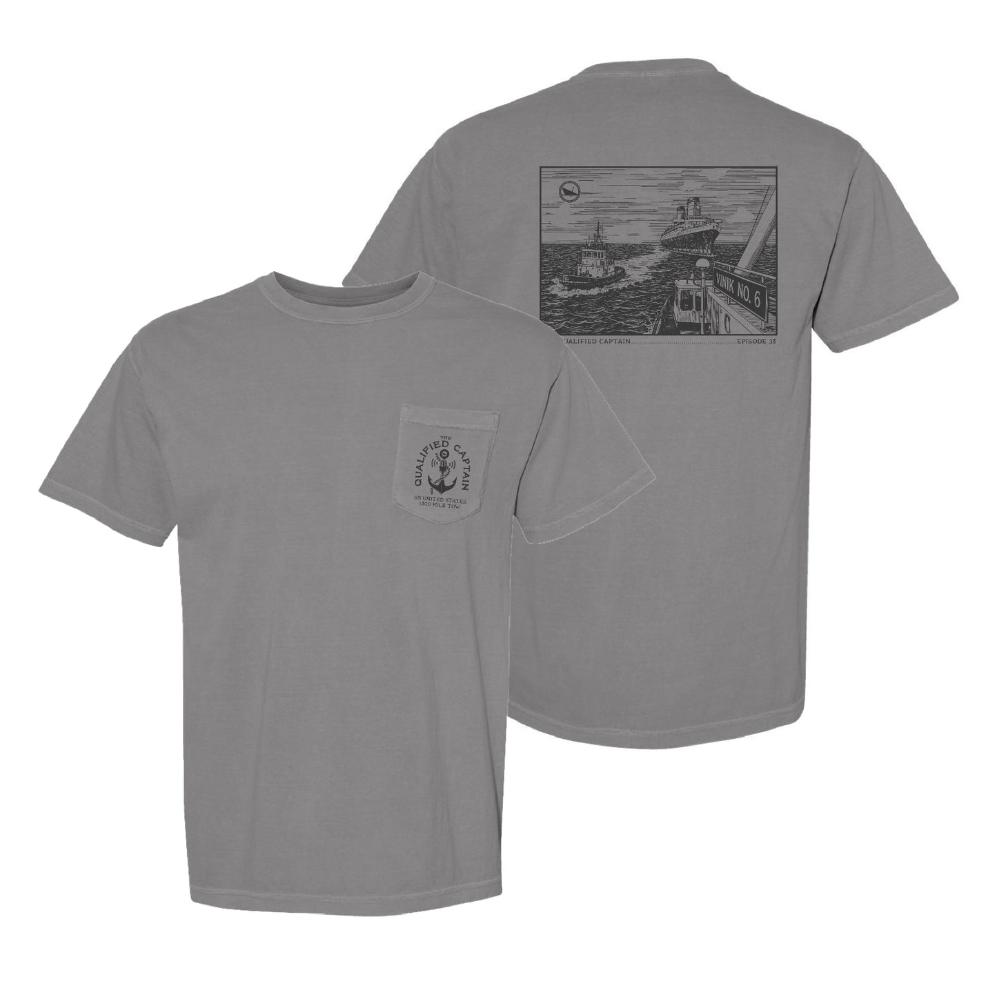 SS United States Pocket Tee (Pre-Order Ships by 1/12)