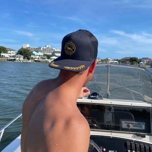 Embroidered Patch Captain Hat