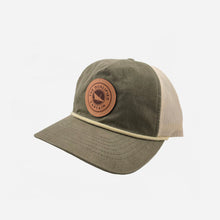 Load image into Gallery viewer, TQC Leather Patch Rope Trucker Hat
