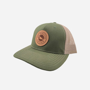 TQC Leather Patch Trucker Hat