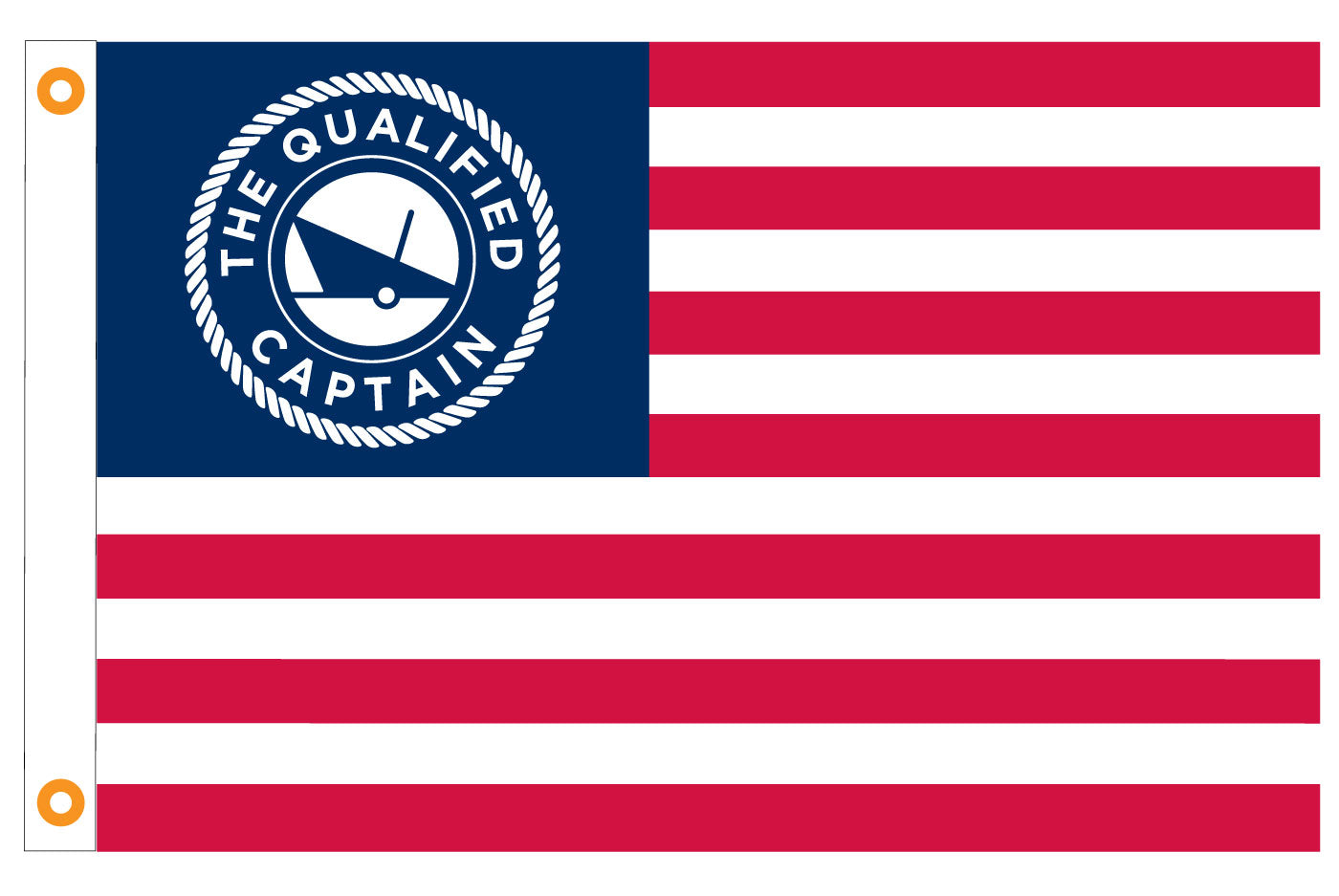 USA American flag boat flags qualified captain