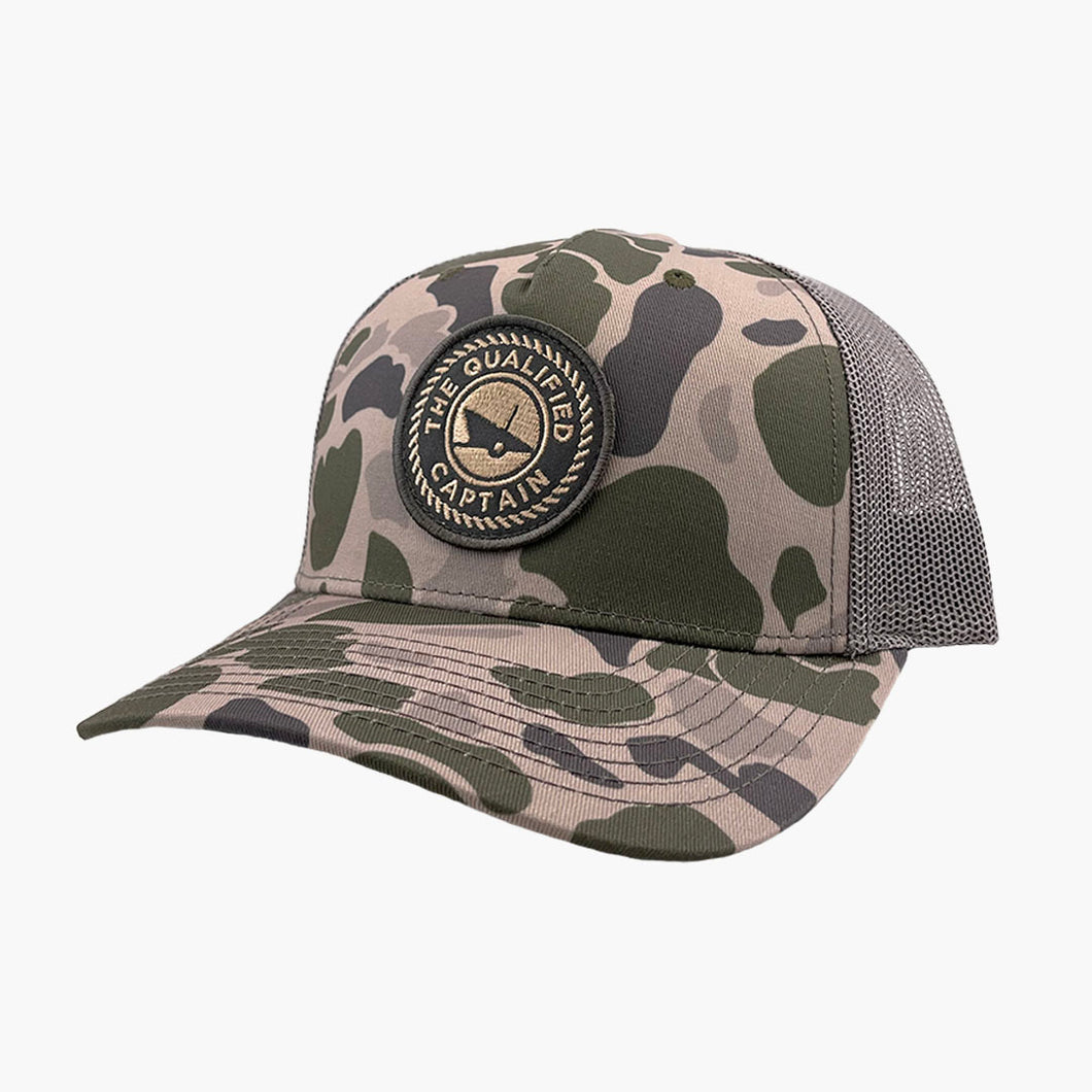 TQC Duck Camo Embroidered Patch Trucker Hats